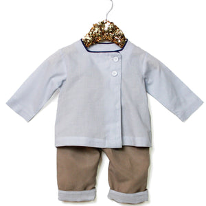 POLLUX blouse met vierkante halslijn - Pasgeboren - PDF Naaipatroon