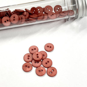 Mother of pearl matte buttons ( by unit ) - Sienna - 10mm, 12mm and 15mm