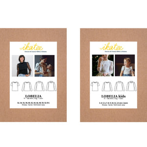 Duo LOBELIA+LOBELIA kids Tee-shirt - Paper Sewing Patterns