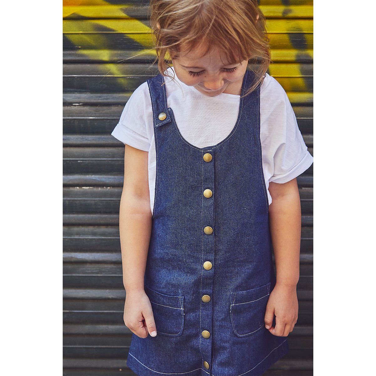 Dixie Daisy Tiered Corduroy Pinafore Dress - Babies-Kids ICONIC EXCLUSIVE  by Goldie + Ace Online | THE ICONIC | Australia
