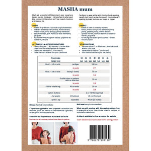 MASHA Mum vest/trui - 34/46 - PDF Naaipatroon