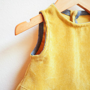 Stretch baby corduroy fabric - Corn Yellow
