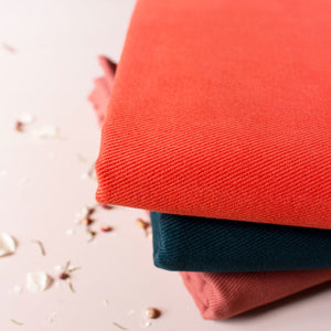 Gabardine Fabric ©Atelier Brunette - Tangerine