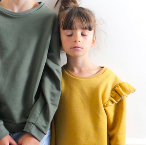 JASMIN Duo Sweatshirt + Jurk - Meisje + Mama - Papieren naaipatroon