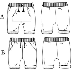 BIARRITZ Short Jogpants - Baby Boy - PDF Sewing Pattern – Ikatee sewing ...