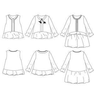 Sewing pattern for dress or top PDF