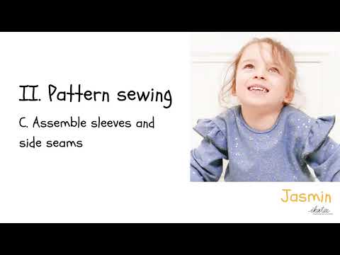 JASMIN sweatshirt/dress - kids 3/12- PDF Sewing Pattern