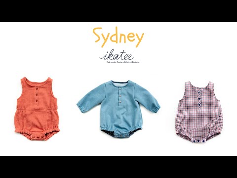 SYDNEY romper - Baby 1M/24M - PDF Sewing Pattern