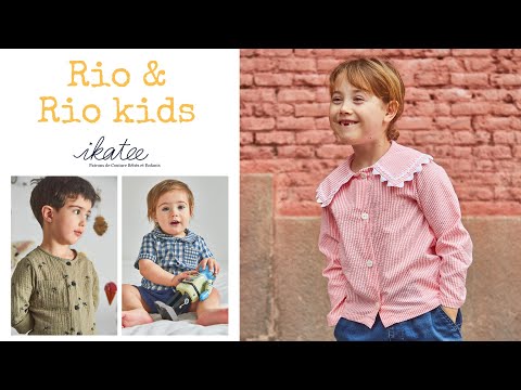 RIO Blouse - Baby 1M/4Y - Paper Sewing Pattern