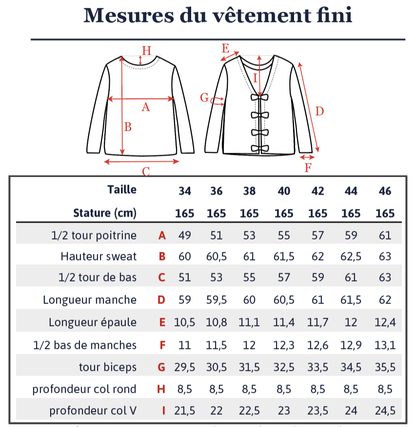 MASHA Mum cardigan/sweater - 34/46 - PDF Sewing Pattern – Ikatee